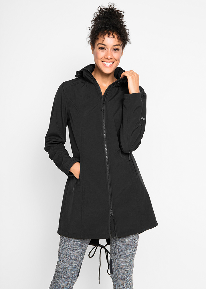 Canadiană softshell negru