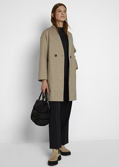 Mantou scurt bej melanj