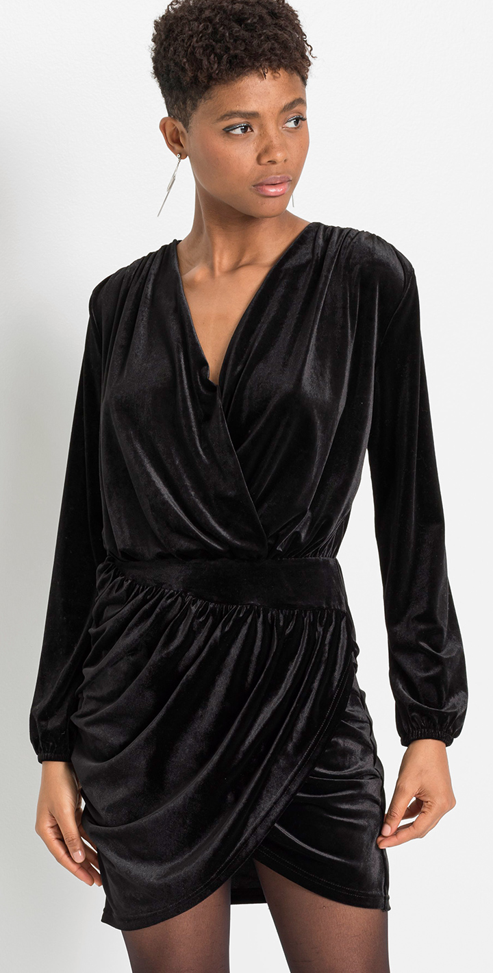 Rochie suprapusă din catifea