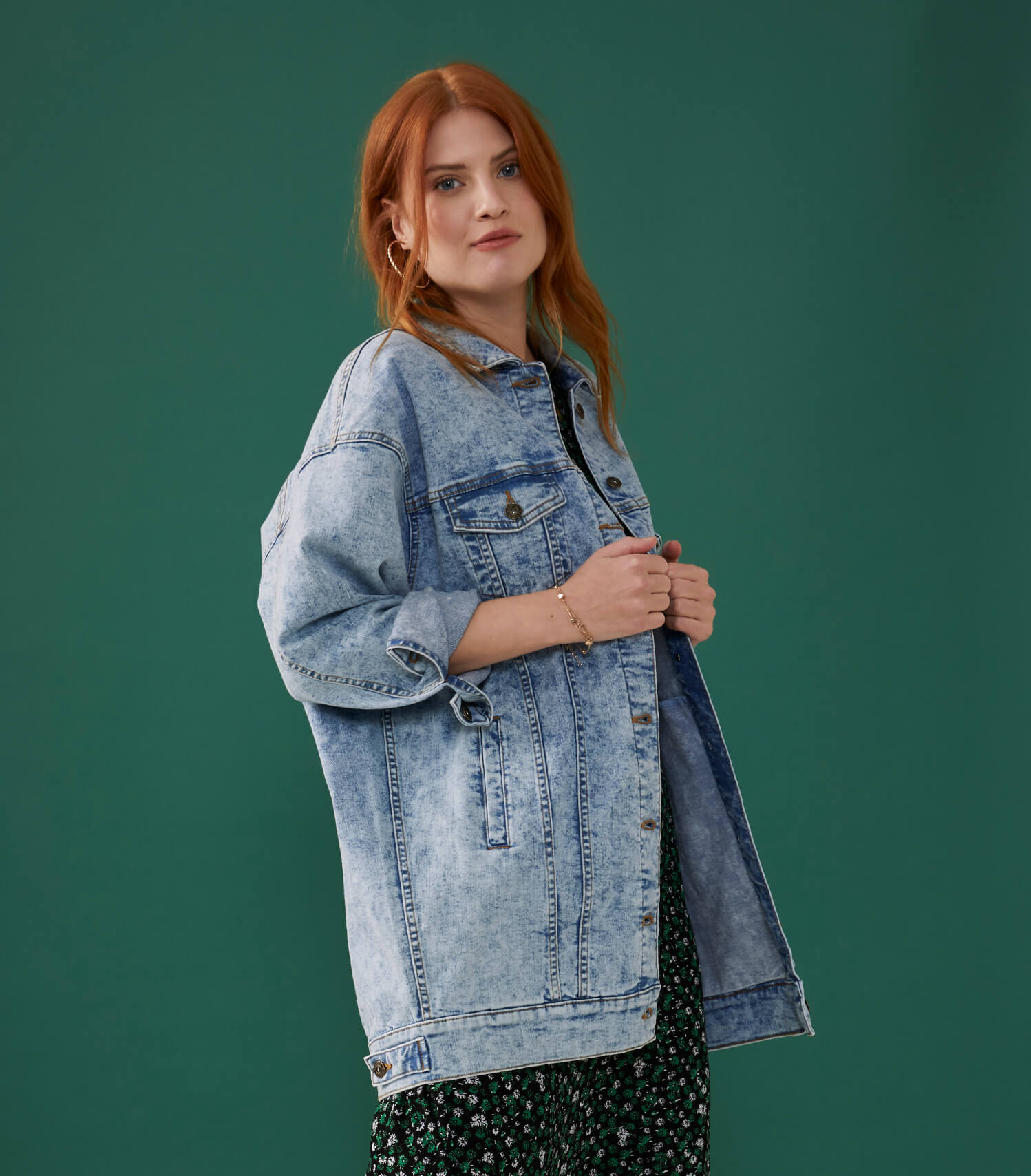 Geacă blugi oversize